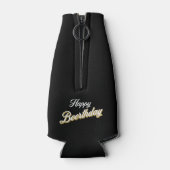 Nom personnalisé Joyeux Glacière de bouteille de b (Dos)