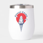 Nom personnalisé Kawaii Crème glacée Cone mignonne (Avant)