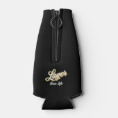 Nom personnalisé Lager que la vie Bière Glacière b (Dos)