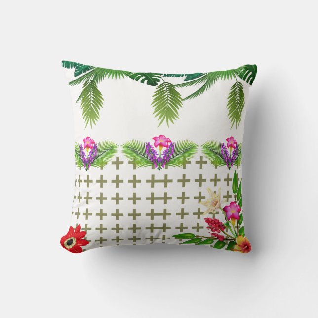 Nom personnalisé lancer oreiller, coussin personna (Recto)