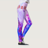 Nom personnalisé Leggings funky (Droite)