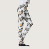 Nom personnalisé Leggings noirs (Droite)
