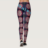 Nom personnalisé Leggings tribaux (Dos)