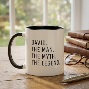 Nom personnalisé L'homme Le Mythe La Légende Tasse