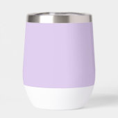 Nom personnalisé Lilac Purple Script Monogramme (Arrière)