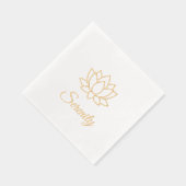 Nom personnalisé Lotus Flower (Droite)