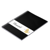 Nom personnalisé Mains de prière Carnet (Côté gauche)