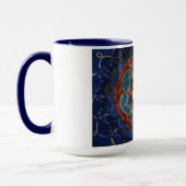 Nom personnalisé Mandala Combo Mug (Gauche)