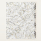 Nom personnalisé Marbre d'or blanc Nomination (Dos)