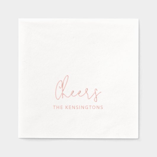 Nom personnalisé Mariage de script moderne (Recto)
