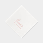 Nom personnalisé Mariage de script moderne (Droite)