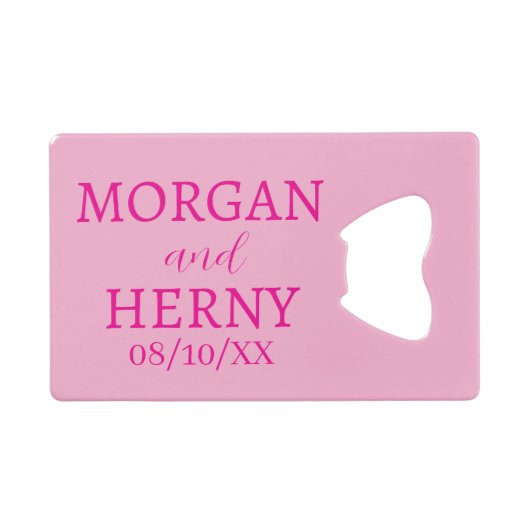 NOM PERSONNALISÉ MARIAGE MODERNE STYLÉ (Devant (Horizontal))