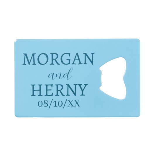 NOM PERSONNALISÉ MARIAGE STYLÉ MODERNE  (Devant (Horizontal))