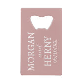 NOM PERSONNALISÉ MARIAGE STYLÉ MODERNE (Devant)