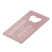 NOM PERSONNALISÉ MARIAGE STYLÉ MODERNE (Devant Angle)