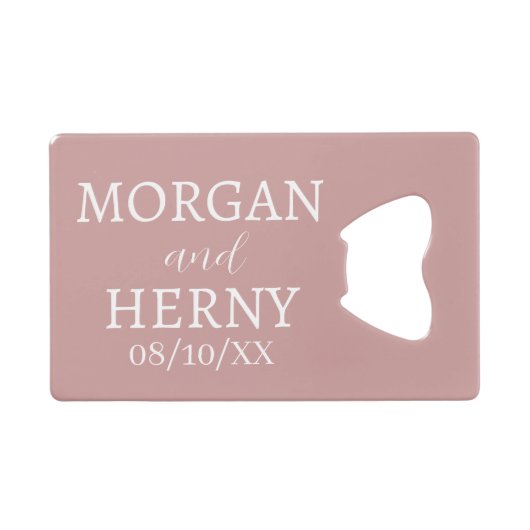 NOM PERSONNALISÉ MARIAGE STYLÉ MODERNE (Devant (Horizontal))