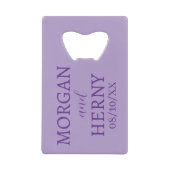 NOM PERSONNALISÉ MARIAGE STYLÉ MODERNE (Devant)