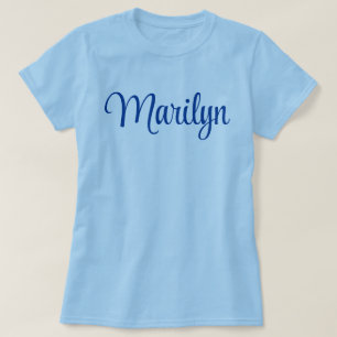Nom personnalisé Marilyn T-shirt Basic