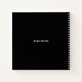 Nom personnalisé Marques modernes Livre d'esquisse (Dos)