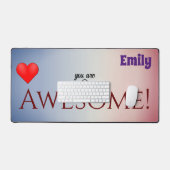 Nom personnalisé Mat de bureau personnalisé (Clavier et souris)