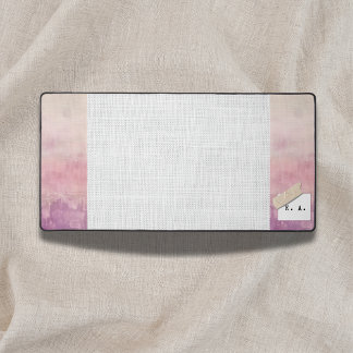 Nom personnalisé Mauve Bourgogne Heather Dusk