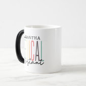 Nom personnalisé Médicale Assistant Mug (Devant gauche)