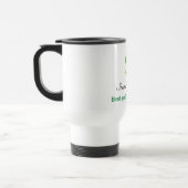 Nom personnalisé Meilleur Golfer Travel Mug (Gauche)