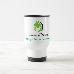 Nom personnalisé Meilleur Golfer Travel Mug