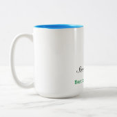 Nom personnalisé Meilleur papa Café Mug (Gauche)