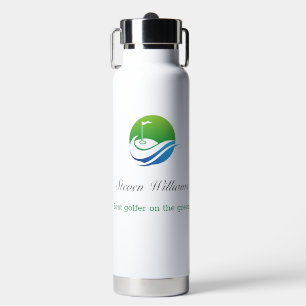 Nom personnalisé Meilleure bouteille d'eau de Golf