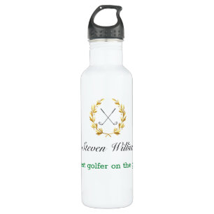Nom personnalisé Meilleure bouteille d'eau de Golf