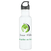 Nom personnalisé Meilleure bouteille d'eau de Golf