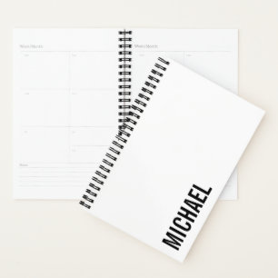 Nom personnalisé minimaliste moderne