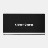 Nom personnalisé Monogramme minimal (Recto)