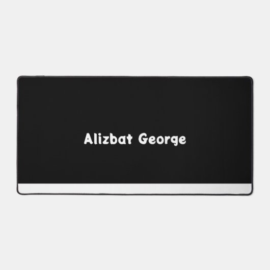 Nom personnalisé Monogramme minimal (Recto)