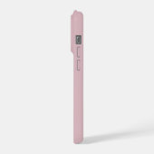 Nom personnalisé Monogramme Rose Poussiéreuse (Côté gauche)