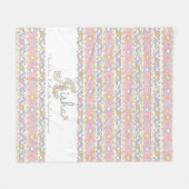 Nom personnalisé monogramme signifiant couverture (Devant (Horizontal))