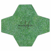 Nom personnalisé Monogramme Zen Green Gris Nature (Plat)