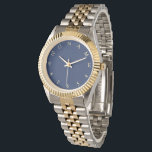 Nom personnalisé Montre Bracelet à deux tons<br><div class="desc">Entrez simplement votre nom (max. 10-12 caractères) ou vos initiales. Custom, personnalisée, unisex dames et mens élégant bracelet en or et argent ton bracelet en métal bracelet montre. Allez-y créez une montre personnalisée unique, unique, merveilleuse, pour les hommes et les femmes spéciaux de votre vie - maman, papa, mariée, épouse,...</div>