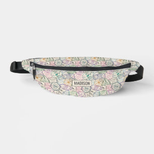 Nom personnalisé Motif Timbres de voyage