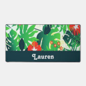 Nom personnalisé motif tropical (Recto)