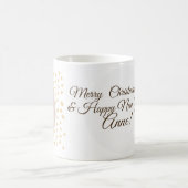 Nom personnalisé Mug de vacances, Chiot mignon (Centre)