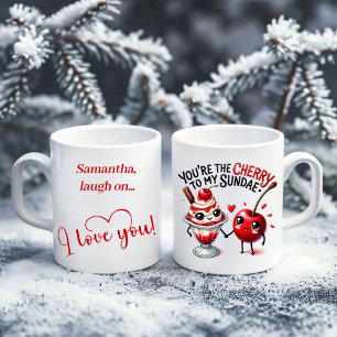Nom personnalisé Mug Nourriture Mignonne Cadeau dr
