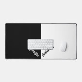 Nom personnalisé noir et blanc (Clavier et souris)