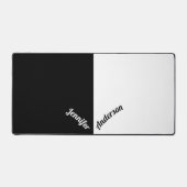 Nom personnalisé noir et blanc (Recto)