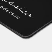 Nom personnalisé noir simple (Coin)