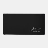 Nom personnalisé noir simple (Recto)