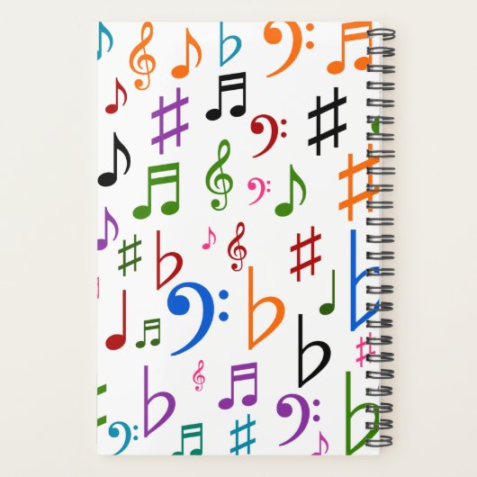 Nom personnalisé ; Nombreux notes et symboles de m (Dos)