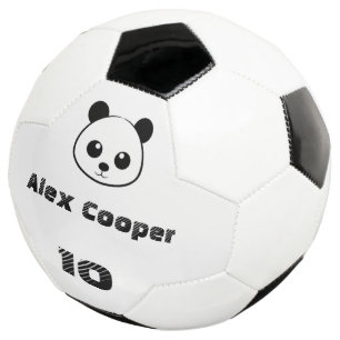 Nom personnalisé Numéro de nom Panda souriante
