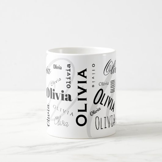 Nom personnalisé Olivia Mug (Centre)